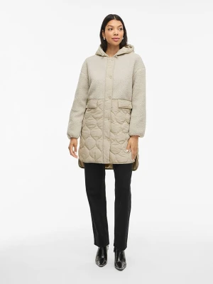 Vila Płaszcz pikowany "Vitone" w kolorze kremowym rozmiar: 40