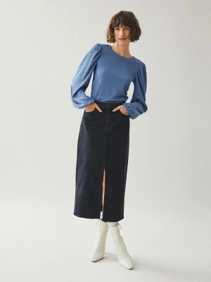 Vila Spódnica dżinsowa w kolorze czarnym rozmiar: 40