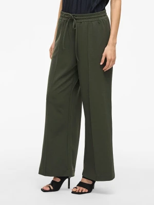 Vila Spodnie dresowe "Viclua" w kolorze ciemnozielonym rozmiar: XS