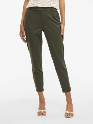Vila Spodnie "Vivarone" w kolorze ciemnozielonym rozmiar: 36