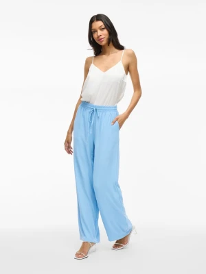Vila Spodnie w kolorze błękitnym rozmiar: 36