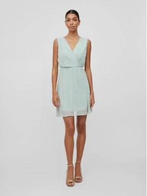 Vila Sukienka codzienna 14082972 Zielony Regular Fit