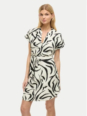 Vila Sukienka codzienna Clo 14101673 Beżowy Regular Fit