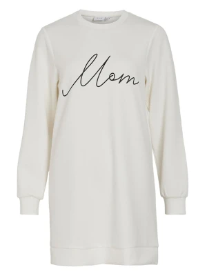 Vila Sukienka dresowa w kolorze beżowym rozmiar: M