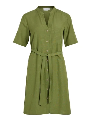 Vila Sukienka "Prisilla" w kolorze khaki rozmiar: 40