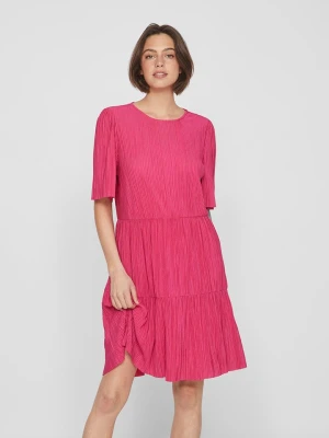 Vila Sukienka w kolorze różowym rozmiar: L