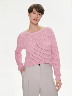 Vila Sweter Bellisina 14089578 Różowy Regular Fit