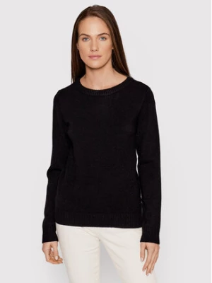 Vila Sweter Ril 14054177 Czarny Regular Fit