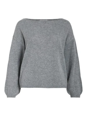 Vila Sweter "Viluka" w kolorze szarym rozmiar: S