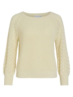 Vila Sweter w kolorze beżowym rozmiar: XL