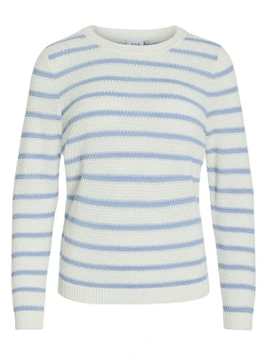 Vila Sweter w kolorze błękitno-białym rozmiar: XXL