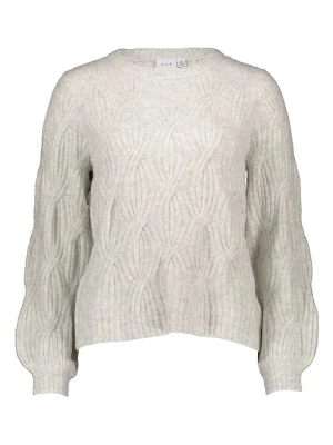 Vila Sweter w kolorze jasnoszarym rozmiar: XL