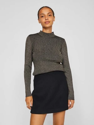 Vila Sweter w kolorze złoto-czarnym rozmiar: L