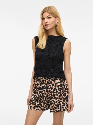 Vila Szorty "Leoa" w kolorze brązowo-beżowym rozmiar: XS