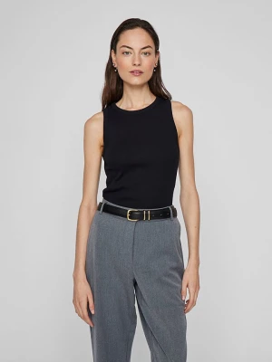 Vila Top "Sola" w kolorze czarnym rozmiar: S