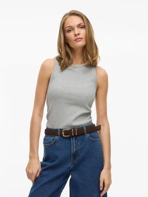 Vila Top "Sola" w kolorze szarym rozmiar: S