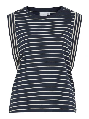 Vila Top "Veriana" w kolorze granatowo-białym rozmiar: M