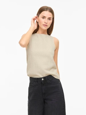 Vila Top w kolorze beżowym rozmiar: XL