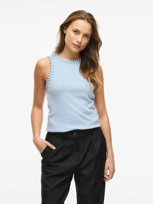Vila Top w kolorze błękitnym rozmiar: L