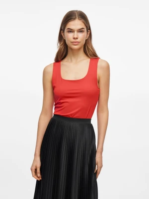 Vila Top w kolorze czerwonym rozmiar: S