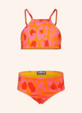 Vilebrequin Bikini Bustier New Leopard orange