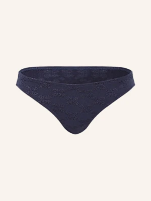 Vilebrequin Dół Od Bikini Basic Jacquard Turtle Monogram Frise blau