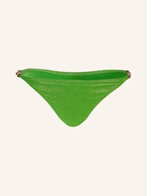 Vilebrequin Dół Od Bikini Trójkątnego Flaka Z Brokatową Przędzą I Ozdobnymi Perełkami gruen