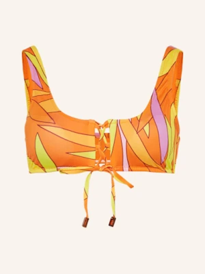Vilebrequin Góra Od Bikini Bustier Madrague Lassy orange