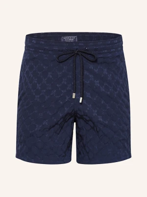 Vilebrequin Kąpielówki Bokserki Turtle Monogram Jacquard Moopea blau GRANATOWY