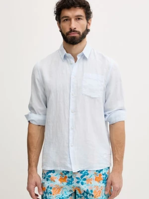 Vilebrequin koszula męska lniana CAROUBIS