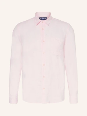 Vilebrequin Koszula Z Lnu Regular Fit rosa