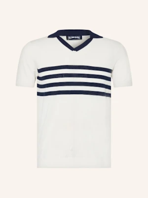 Vilebrequin Koszulka Polo Z Dzianiny Amour weiss