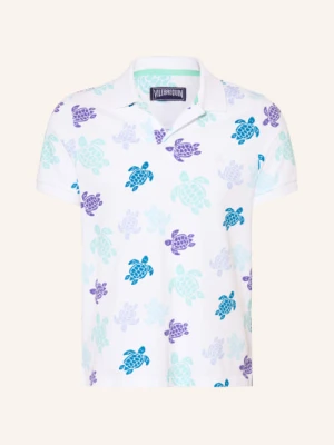 Vilebrequin Koszulka Polo Z Dzianiny Piqué Ronde Des Tortues, Krój Casual weiss