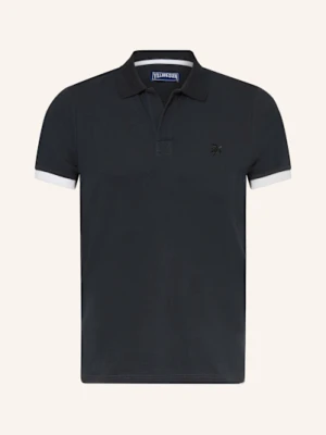 Vilebrequin Koszulka Polo Z Piki Palatin Regular Fit schwarz
