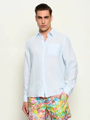 Vilebrequin Lniana koszula CAROUBIS | Regular Fit