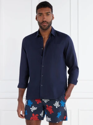 Vilebrequin Lniana koszula CAROUBIS | Regular Fit