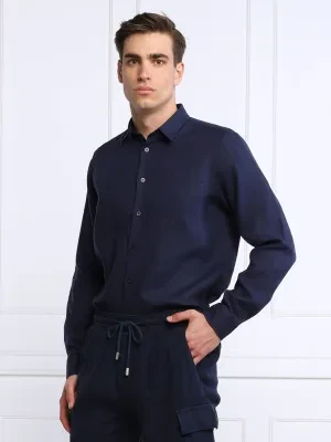 Vilebrequin Lniana koszula | Regular Fit