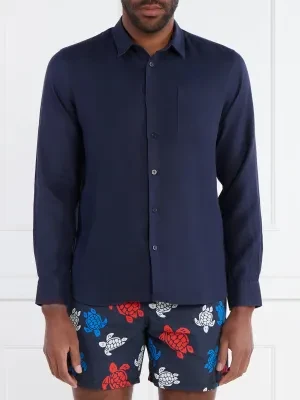 Vilebrequin Lniana koszula | Regular Fit