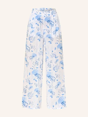 Vilebrequin Spodnie Marlena Line Medusa And Shells weiss