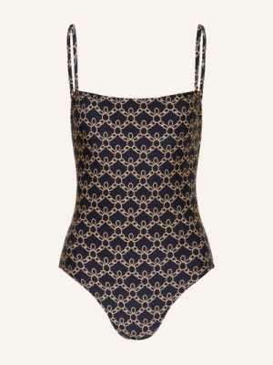 Vilebrequin Strój Kąpielowy Bandeau Facette blau