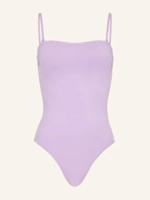 Vilebrequin Strój Kąpielowy Bandeau Solid Facette lila JASNOFIOLETOWY