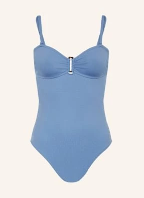 Vilebrequin Strój Kąpielowy Bandeau Solid Lucette blau