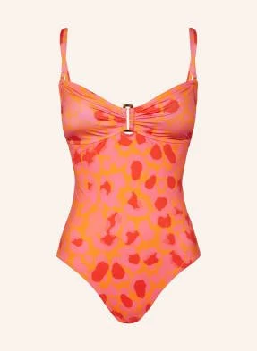 Vilebrequin Strój Kąpielowy New Leopard orange