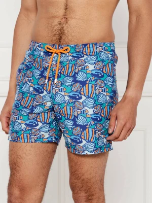 Vilebrequin Szorty kąpielowe FISHY VIBES | Regular Fit niebieski