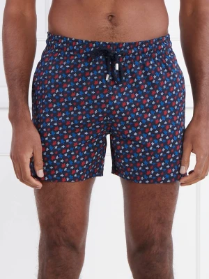 Vilebrequin Szorty kąpielowe MOORISE AF139 | Regular Fit granatowy