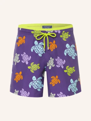 Vilebrequin Szorty Kąpielowe Tortues Multicolores lila purpurowy