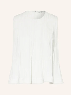 Vince Bluzka Bez Rękawów Z Plisami weiss