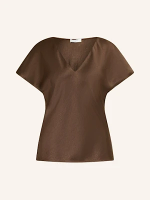 Vince Bluzka Z Satyny braun
