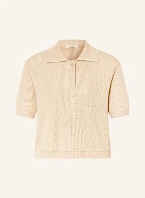 Vince Koszulka Polo Z Dzianiny beige
