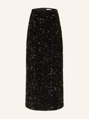 Vince Spódnica Z Cekinami schwarz
